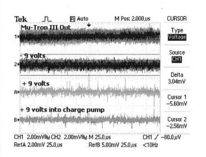 Charge Pump Noise Tests ( click to enlarge )